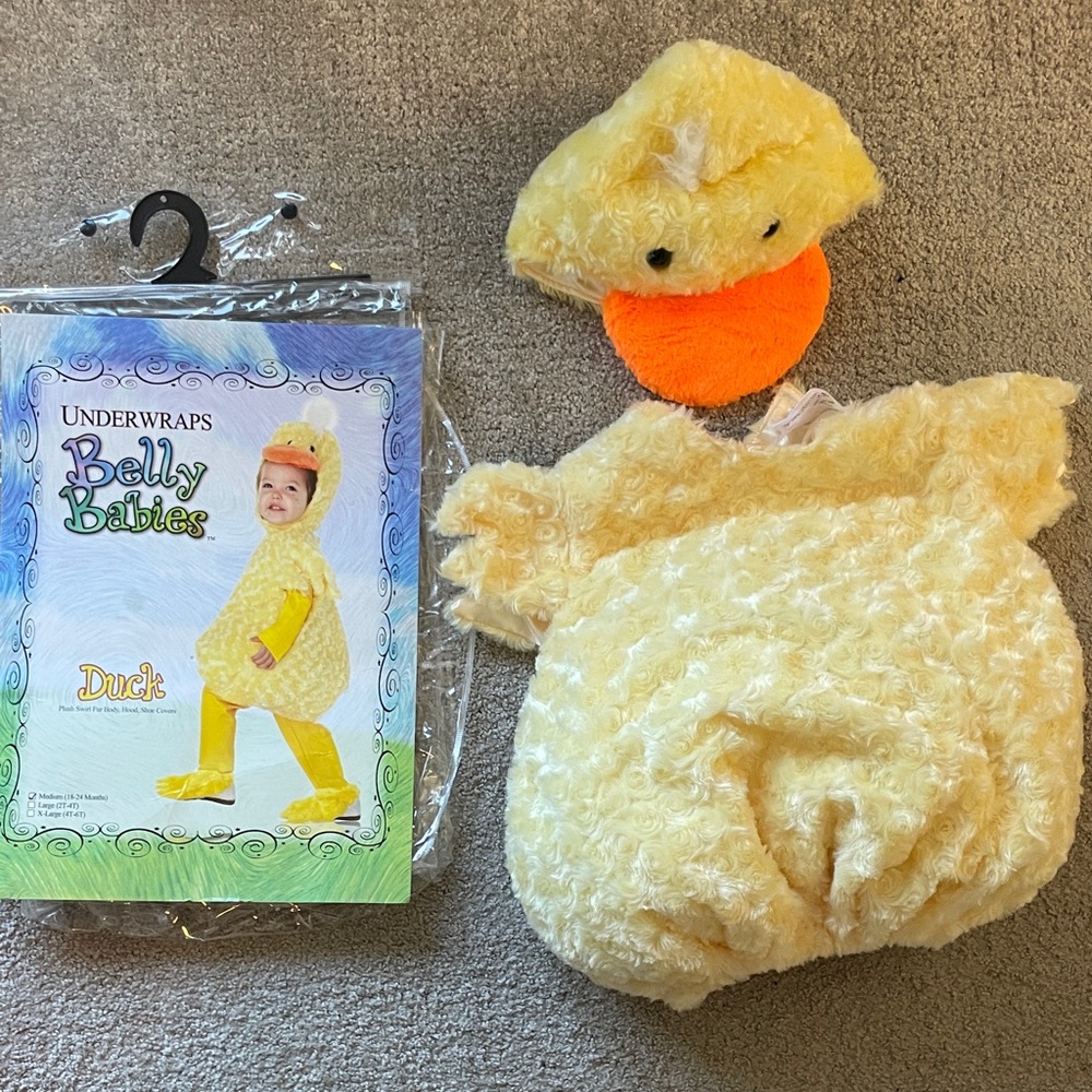 Toddler Duck Costume 18-24 Month Underwraps Belly Babies